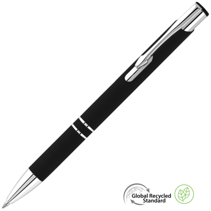 Electra Classic GRS Recycled Soft Feel Ballpoint Pen - Black