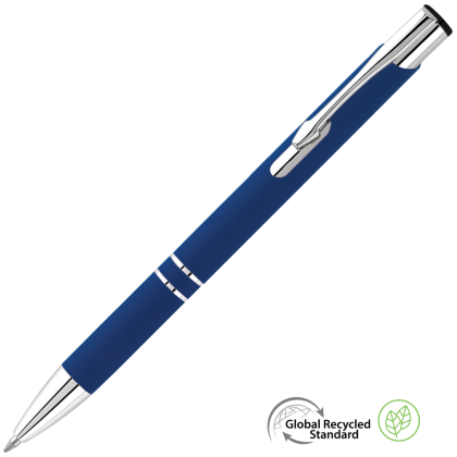 Electra Classic GRS Recycled Soft Feel Ballpoint Pen - Blue
