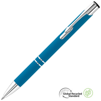 Electra Classic GRS Recycled Soft Feel Ballpoint Pen - Aqua