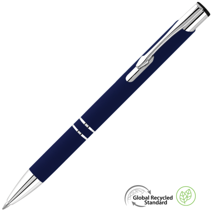 Electra Classic GRS Recycled Soft Feel Ballpoint Pen - Dark Blue