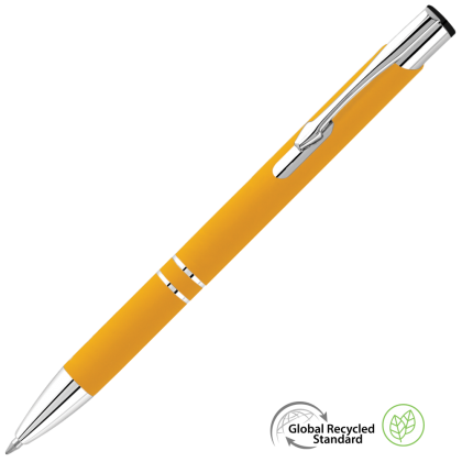 Electra Classic GRS Recycled Soft Feel Ballpoint Pen - Yellow