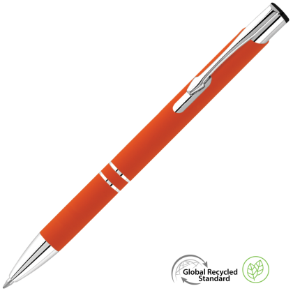 Electra Classic GRS Recycled Soft Feel Ballpoint Pen - Orange