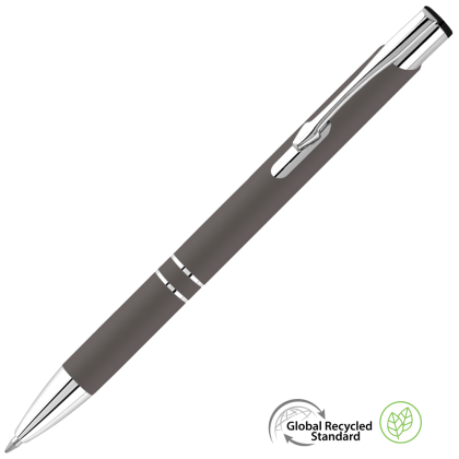 Electra Classic GRS Recycled Soft Feel Ballpoint Pen - Slate