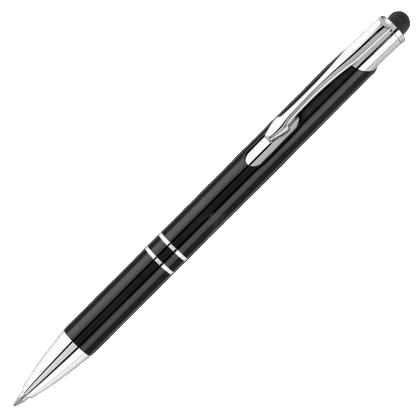 Electra-i Classic Metal Ballpoint Pen with Stylus - Black