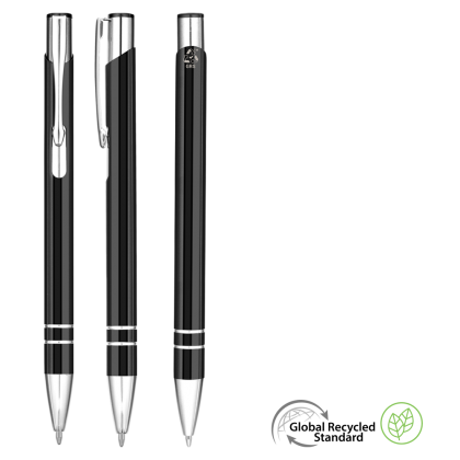Electra GRS Recycled Metal Ballpoint Pen - Black