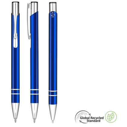 Electra GRS Recycled Metal Ballpoint Pen - Dark Blue