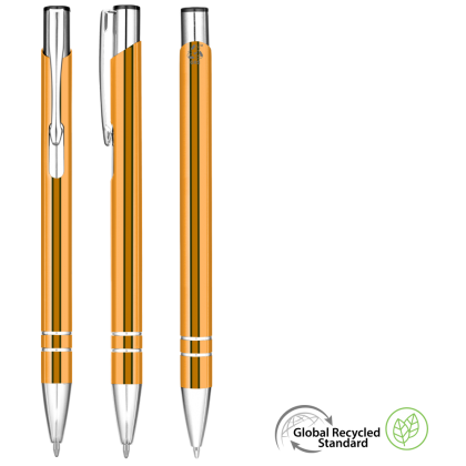Electra GRS Recycled Metal Ballpoint Pen - Orange