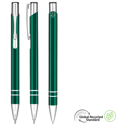 Electra GRS Recycled Metal Ballpoint Pen - Green