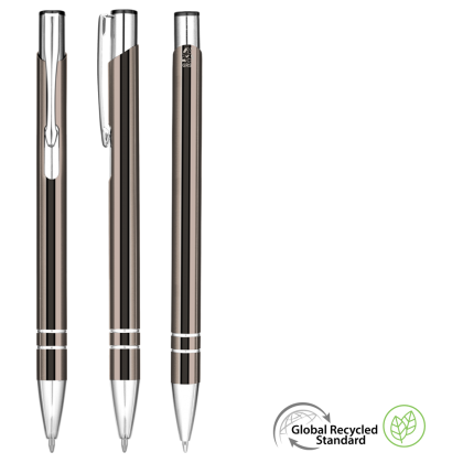 Electra GRS Recycled Metal Ballpoint Pen - Gun Metal