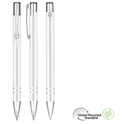Electra GRS Recycled Metal Ballpoint Pen - Silver