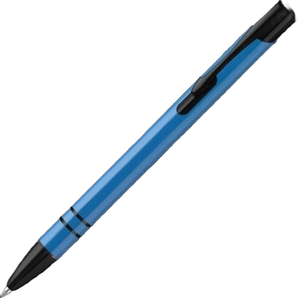 Electra Noir Metal Ballpoint Pen - Blue