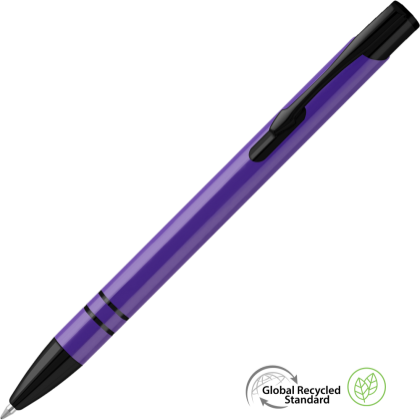 Electra Noir GRS Recycled Ballpoint Pen - Purple