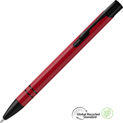 Electra Noir GRS Recycled Ballpoint Pen - Red