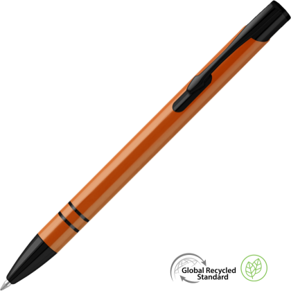 Electra Noir GRS Recycled Ballpoint Pen - Orange