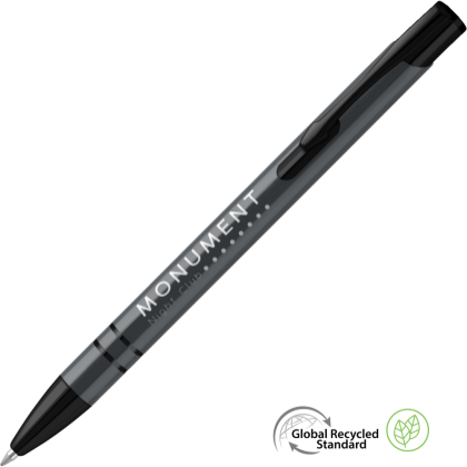 Electra Noir GRS Recycled Ballpoint Pen - Slate
