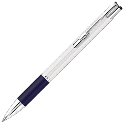 Electra Grip GRS Recycled Metal Ballpoint Pen - Blue