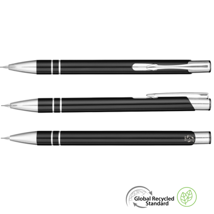 Electra GRS Recycled Mechanical Metal Pencil - Black - Silver