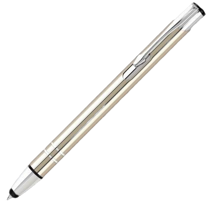 Electra Metal Touch Stylus Ballpoint Pen - Gold