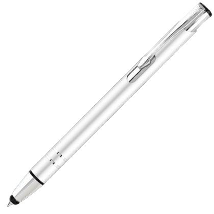 Electra Metal Touch Stylus Ballpoint Pen - Silver