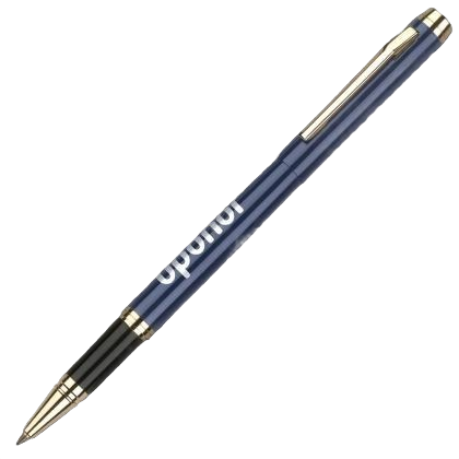 Envoy Rollerball Pen - Blue - Gold