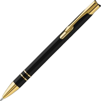 Electra Oro Metal Ballpoint Pen - Black