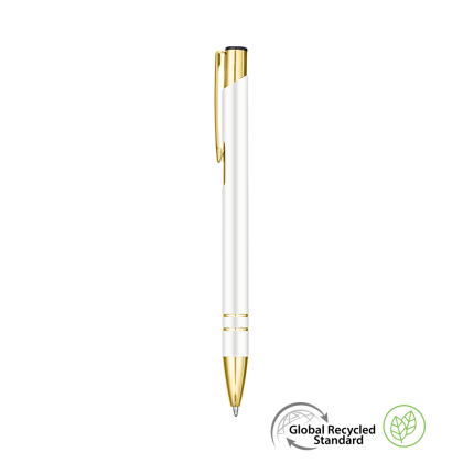 Electra Oro GRS Recycled Metal Ballpoint Pen - Silver