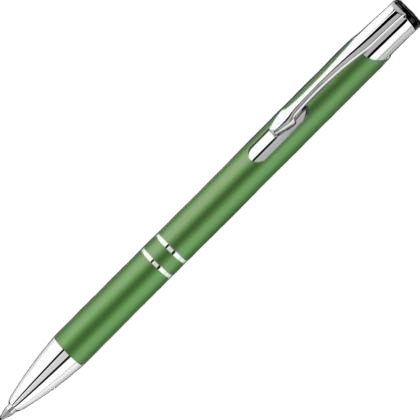 Electra Classic Satin Metal Ballpoint Pen - Green