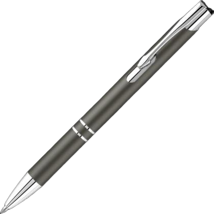 Electra Classic Satin Metal Ballpoint Pen - Gun Metal