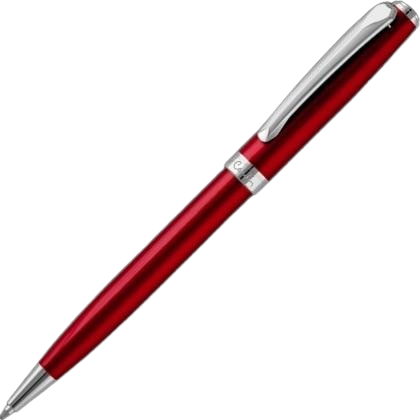 Pierre Cardin Fontaine Metal Ballpoint Pen - Red