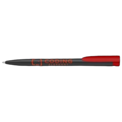 Post Consumer Slim Recycled Ballpoint Pen - Red