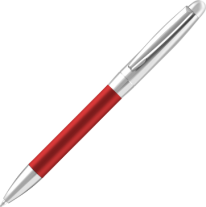 Mulgrave Soft Feel Metal Ballpoint Pen - Red