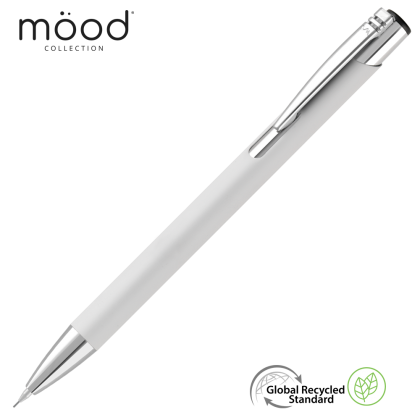 Mood GRS Recycled Soft feel Metal Mechanical Pencil - White