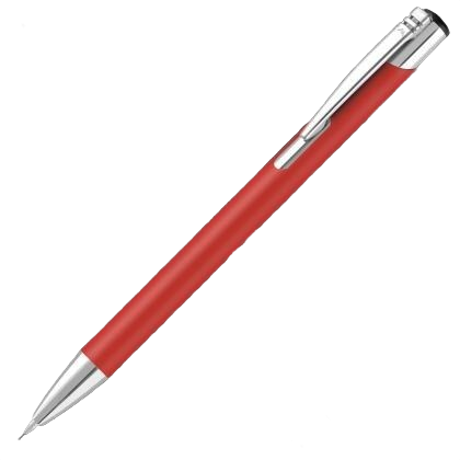 Mood GRS Recycled Soft feel Metal Mechanical Pencil - Red
