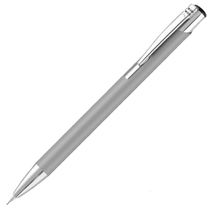 Mood GRS Recycled Soft feel Metal Mechanical Pencil - Silver