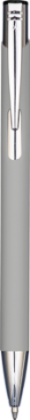 Mood Soft Feel Metal Ballpoint Pen - Silver