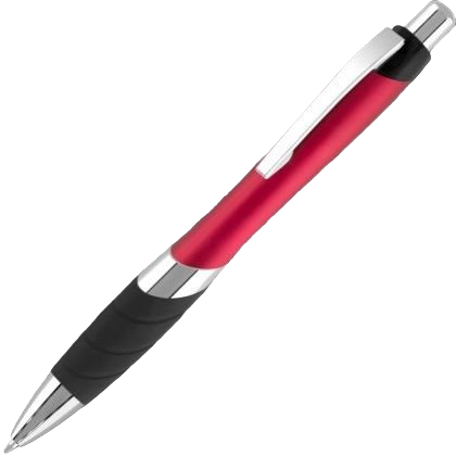 Moville Metallic Ballpoint Pen - Red