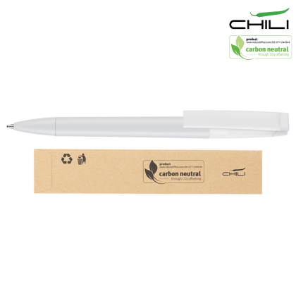 Nala Soft Feel Ballpoint Pen by Chili - White