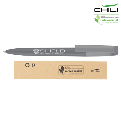 Nala Soft Feel Ballpoint Pen by Chili - Grey