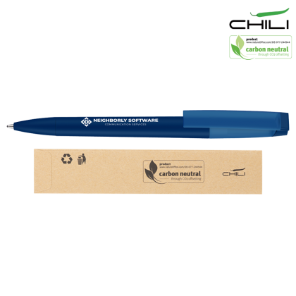 Nala Soft Feel Ballpoint Pen by Chili - Blue