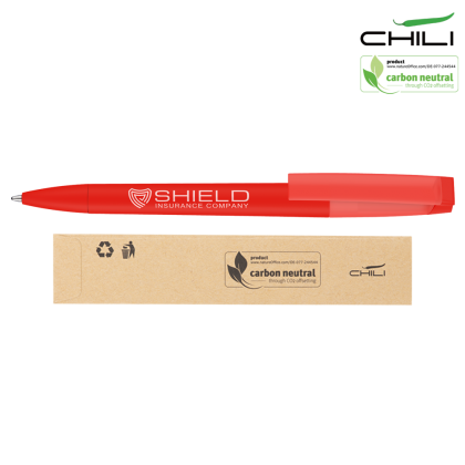 Nala Soft Feel Ballpoint Pen by Chili - Red