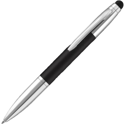 Norston-i Soft Feel Metal Ballpoint Pen - Black