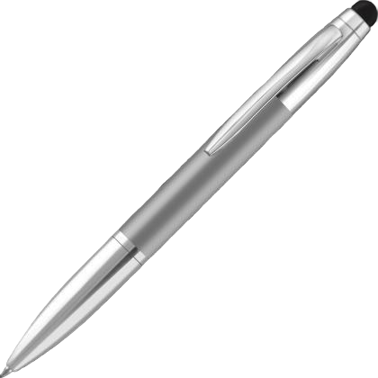 Norston-i Soft Feel Metal Ballpoint Pen - Silver
