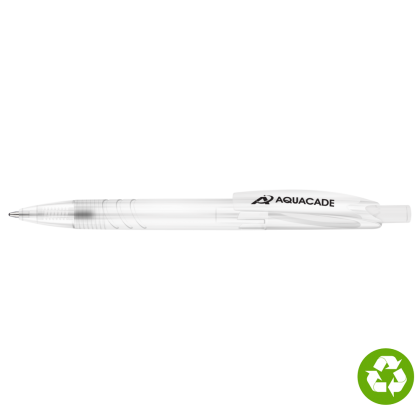 Re-PET Recycled Plastic Ballpoint Pen - Transparent