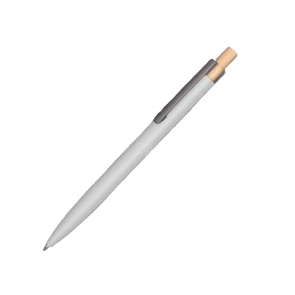 Second-Life GRS Recycled Metal Ballpoint Pen - White