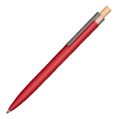 Second-Life GRS Recycled Metal Ballpoint Pen - Red