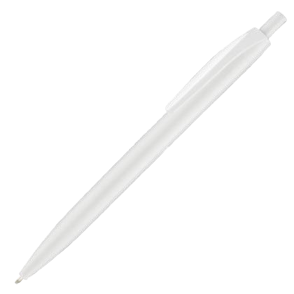 Supersaver Click Ballpoint Pen - White