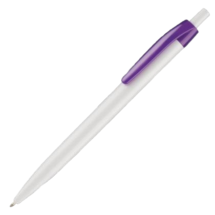 Supersaver Click Ballpoint Pen - Purple