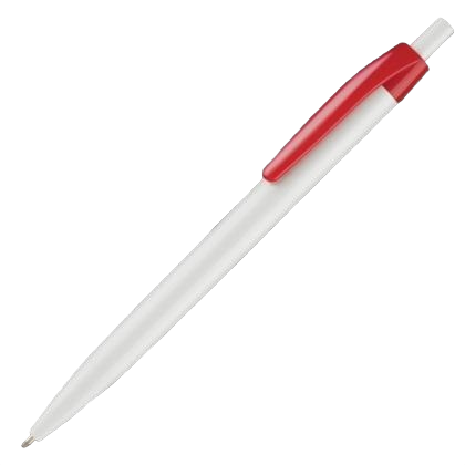 Supersaver Click Ballpoint Pen - Red