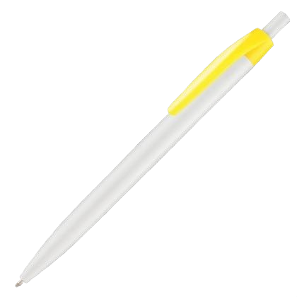 Supersaver Click Ballpoint Pen - Yellow
