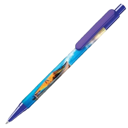 Supersaver Foto Ballpoint Pen - Blue